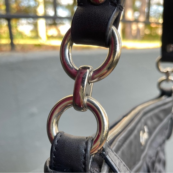 COACH BAG,Coach Black Signature Shoulder Bag. - Picture 10 of 16